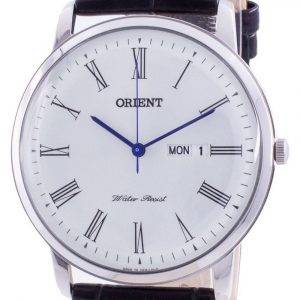 Orient White Dial Black Leather Quartz SUG1R009W6 Men's Watch