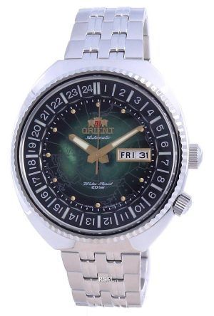 Orient World Map Revival Stainless Steel Automatic Diver's RA-AA0E02E19B 200M Men's Watch