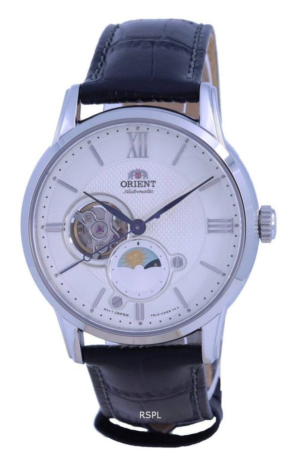 Orient Classic Sun & Moon Open Heart Automatic RA-AS0011S10B Men's Watch